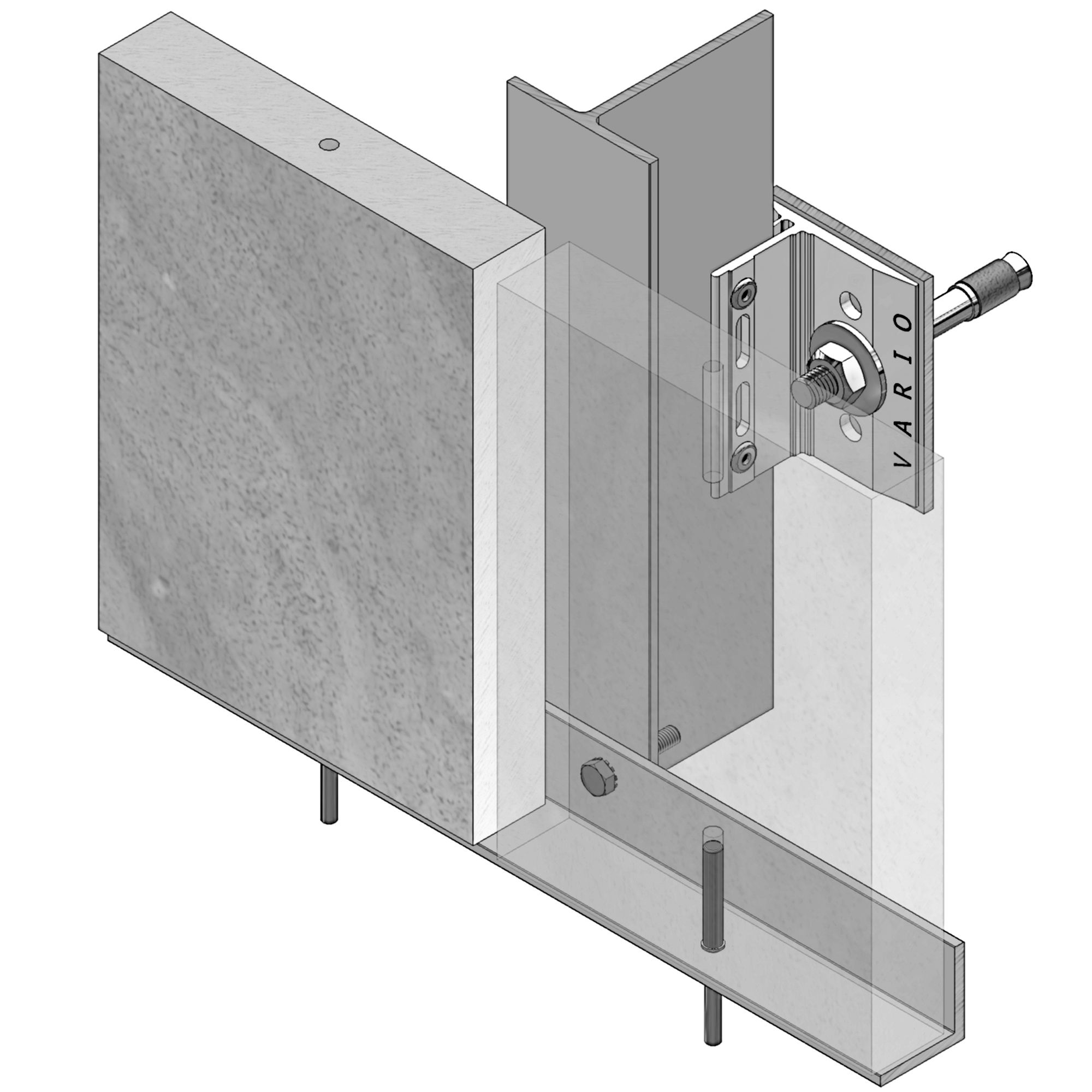 Sistem Structura Fatada Ventila E97 Forte