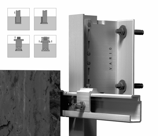 Sistem Structura Fatada Ventila E97 Forte