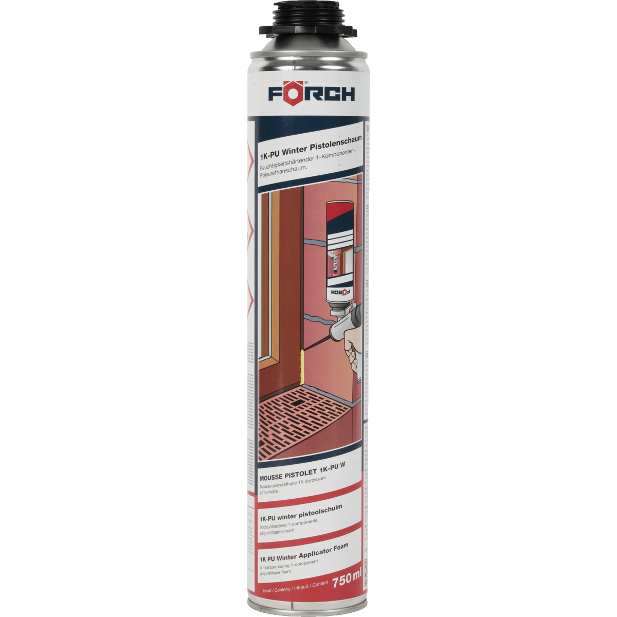 Spumă de iarnă 1K-PU, pentru pistol