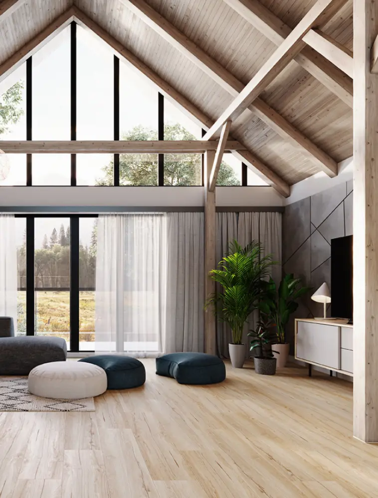 Pardoseală SPC Afirmax HoReCa LEGNAR ULTRA ACOUSTIC - STEJAR AURORA - 5,3mm/0.55mm