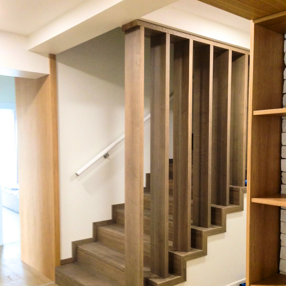 Scări interioare și exterioare din lemn