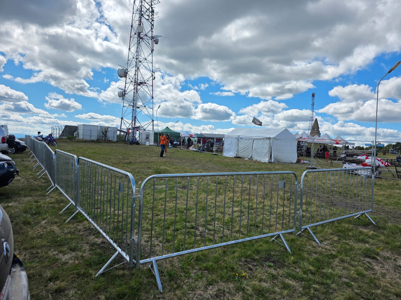 Bariere tip jandarmerie / garduri delimitare evenimente, lucrari - model Barrier Light 2.5