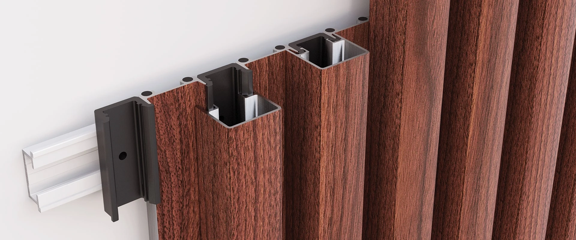 Riflaje aluminiu modulare, Battens Light [GEPLAST]