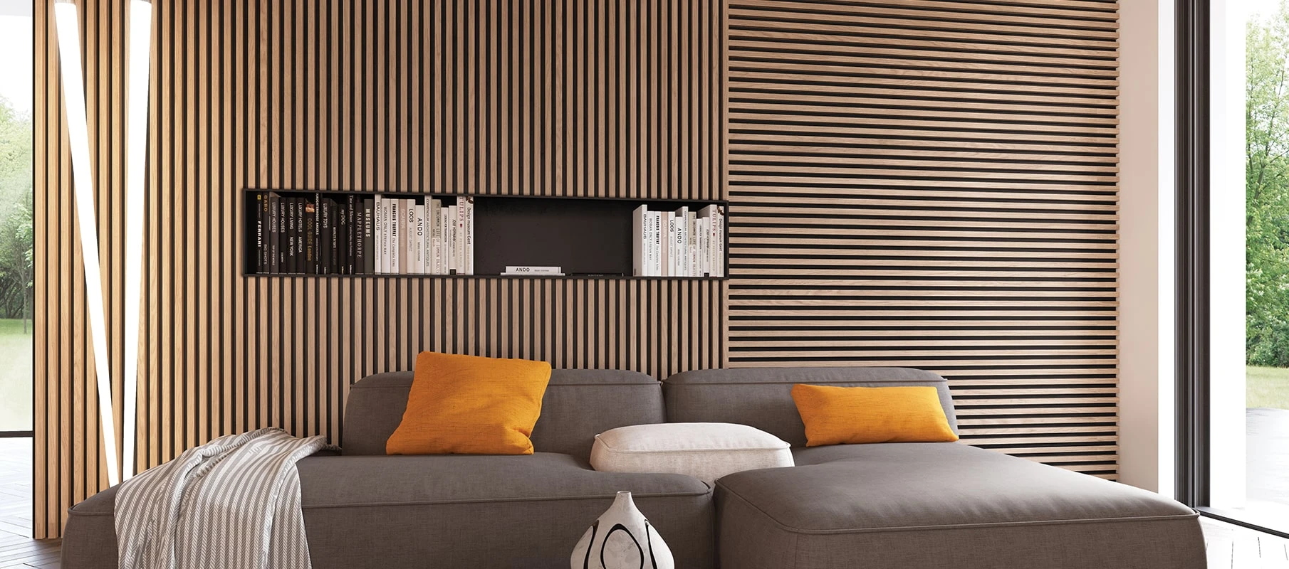 Riflaje aluminiu modulare, Battens Light [GEPLAST]