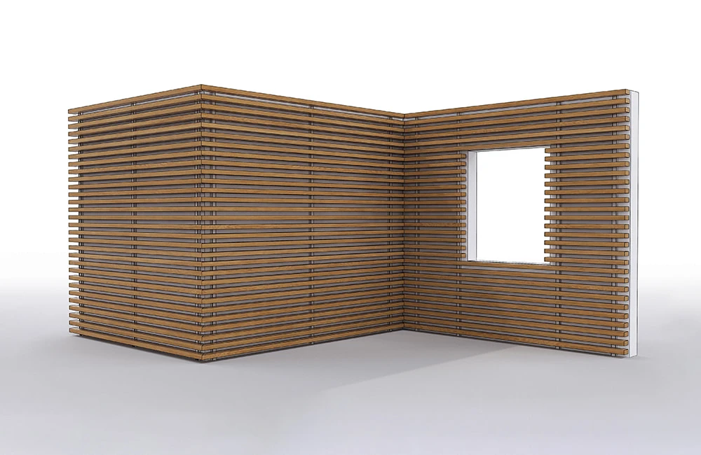 Riflaje aluminiu modulare, Battens 50 [GEPLAST]