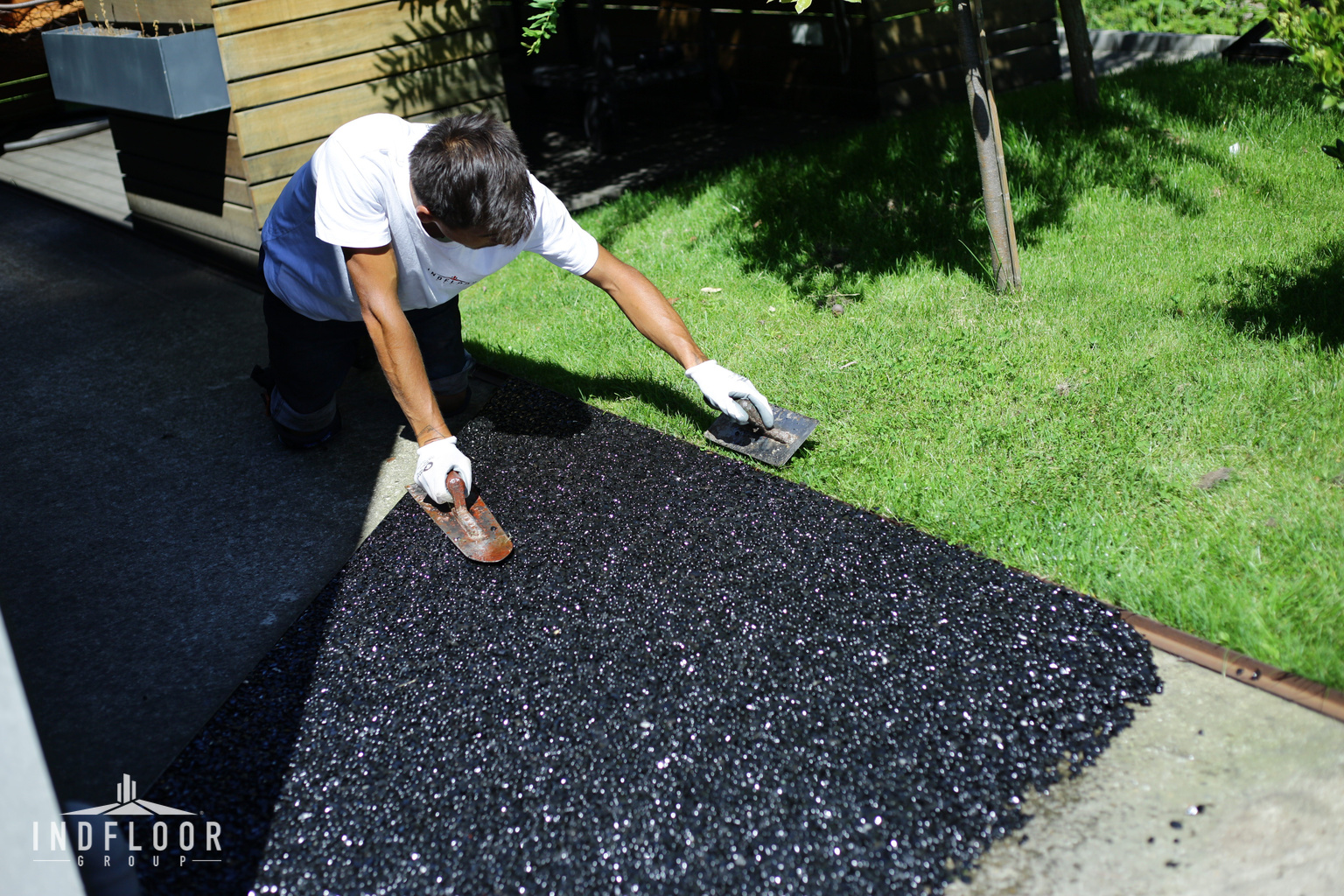 Pardoseli drenante din piatră - Conipave