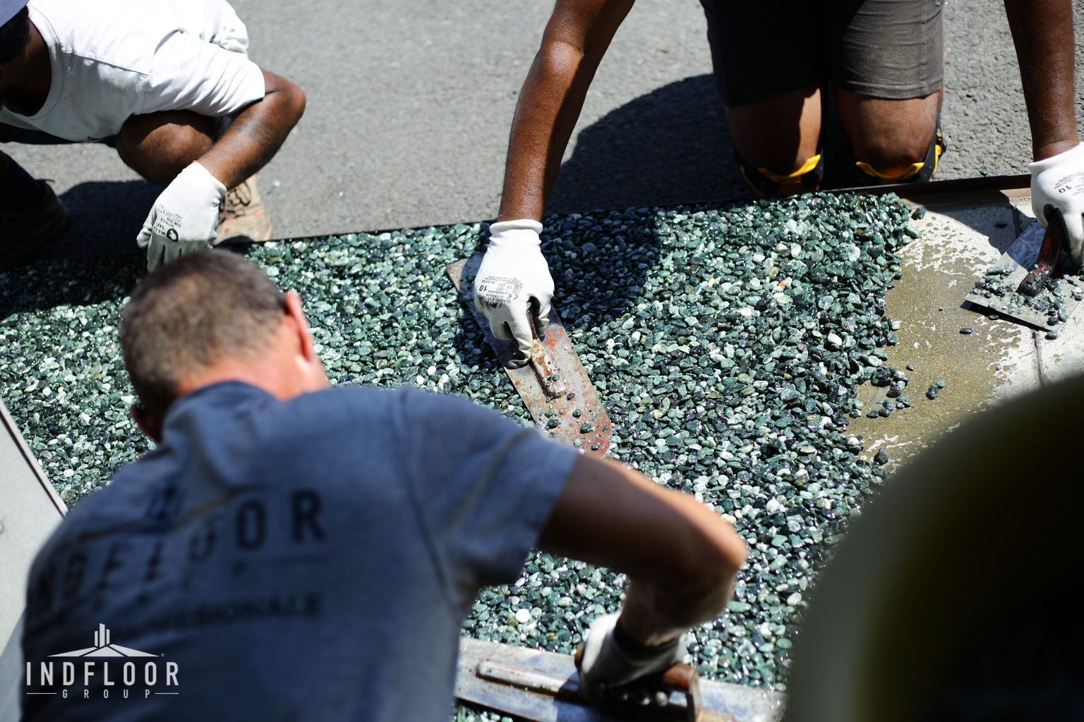 Pardoseli drenante din piatră - Conipave