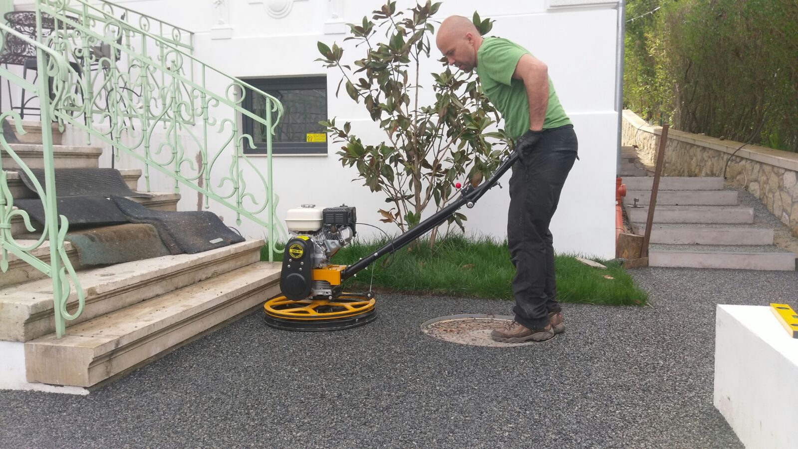 Pardoseli drenante din piatră - Conipave