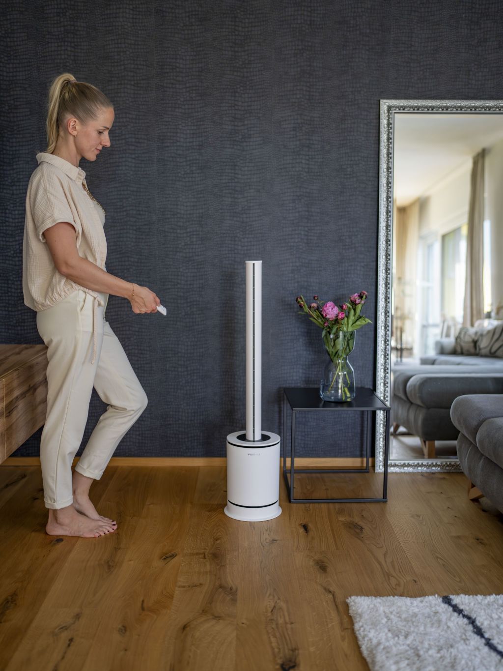 Venta AP100 Hybrid 3 în 1 Purificator de Aer+Ventilator+Aerotermă