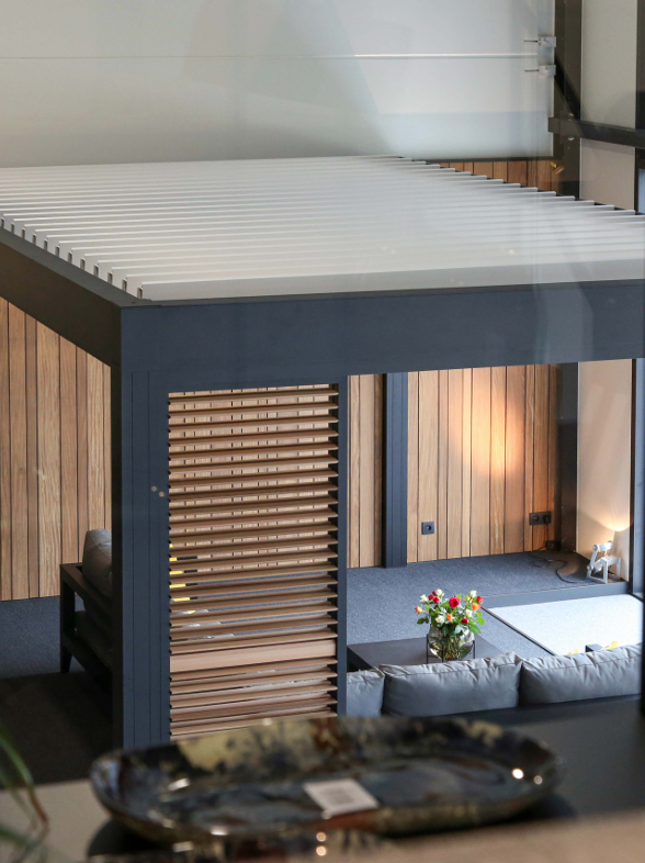 Pergola bioclimatică  Renson pentru terasă și grădină