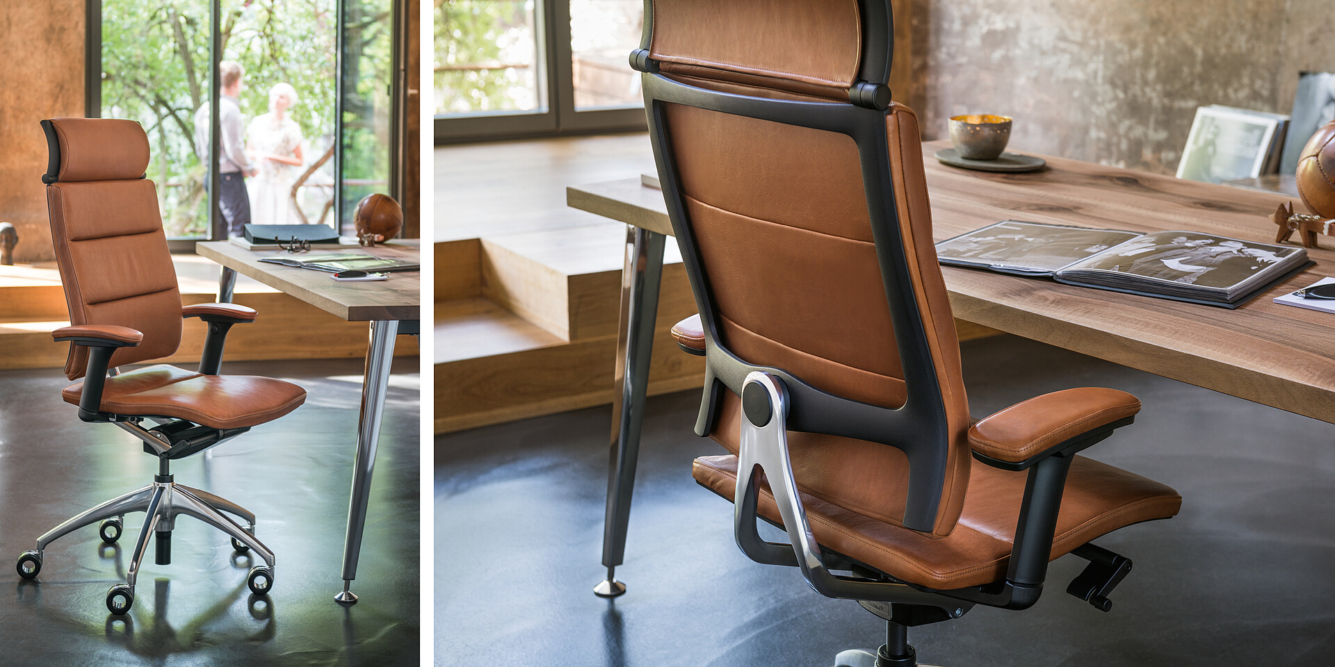 Scaun birou - OPEN UP modern classic -  scaune de birou pivotante, scaune pentru meeting, scaun manager, scaun office