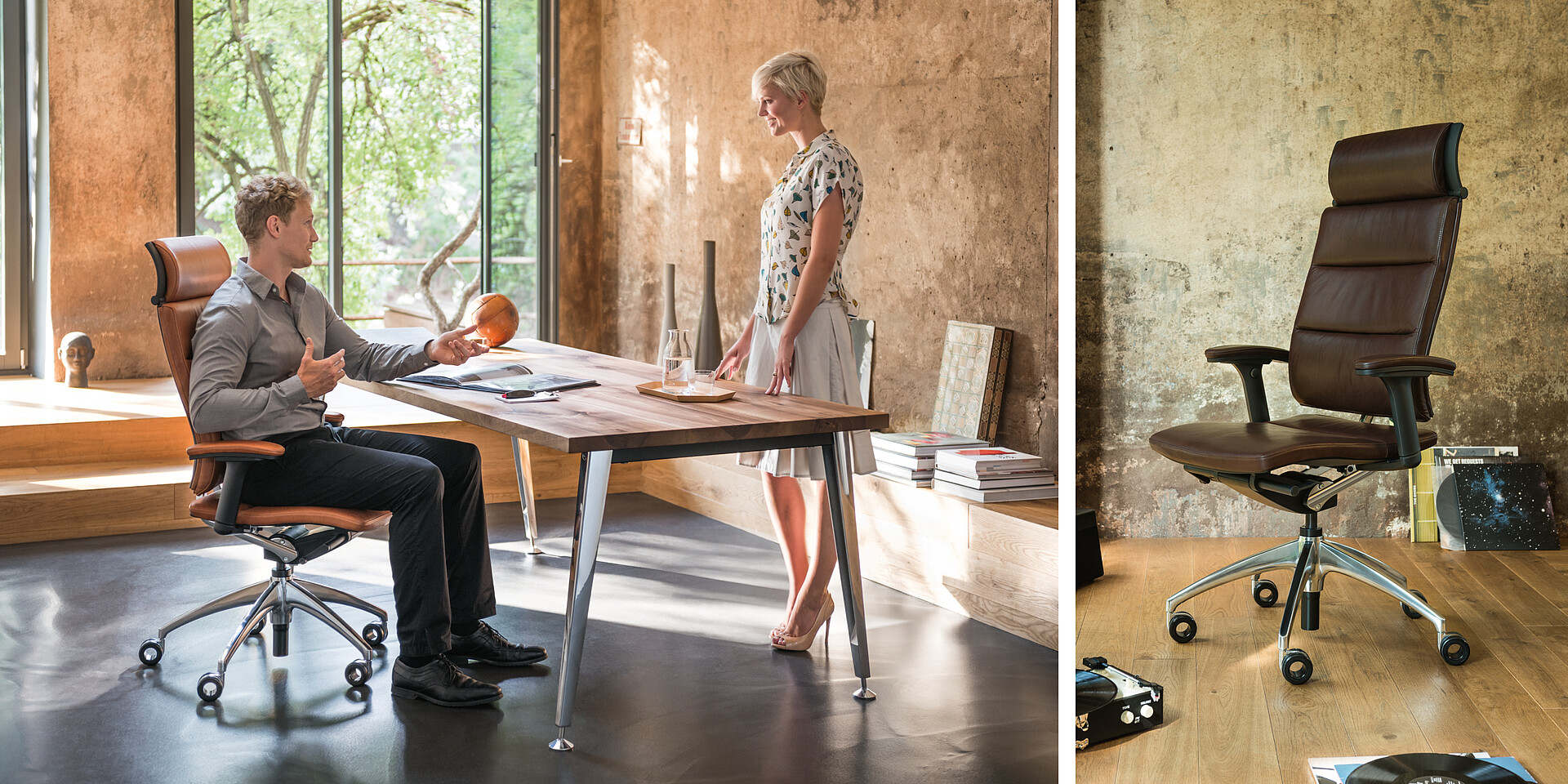 Scaun birou - OPEN UP modern classic -  scaune de birou pivotante, scaune pentru meeting, scaun manager, scaun office