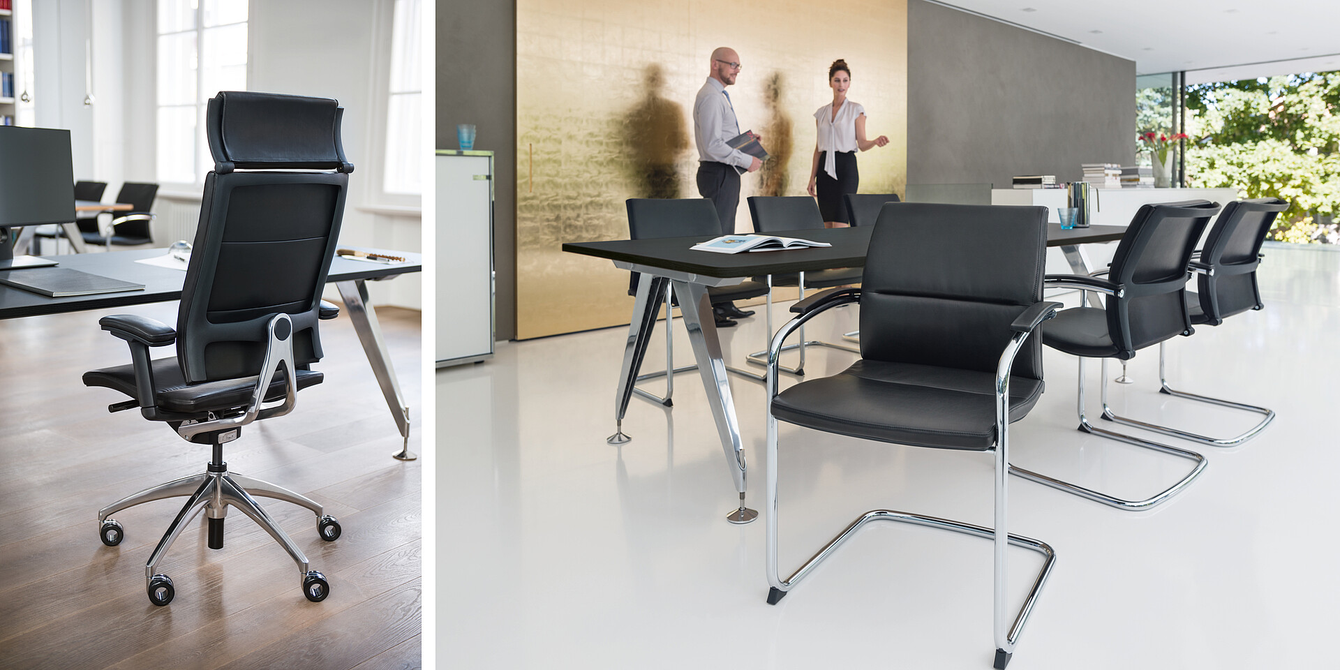 Scaun birou - OPEN UP modern classic -  scaune de birou pivotante, scaune pentru meeting, scaun manager, scaun office