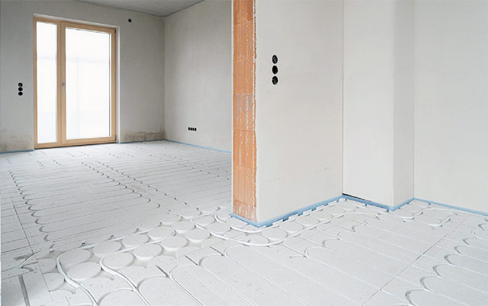 Încălzire în pardoseală cu sistem uscat Fermacell Therm25